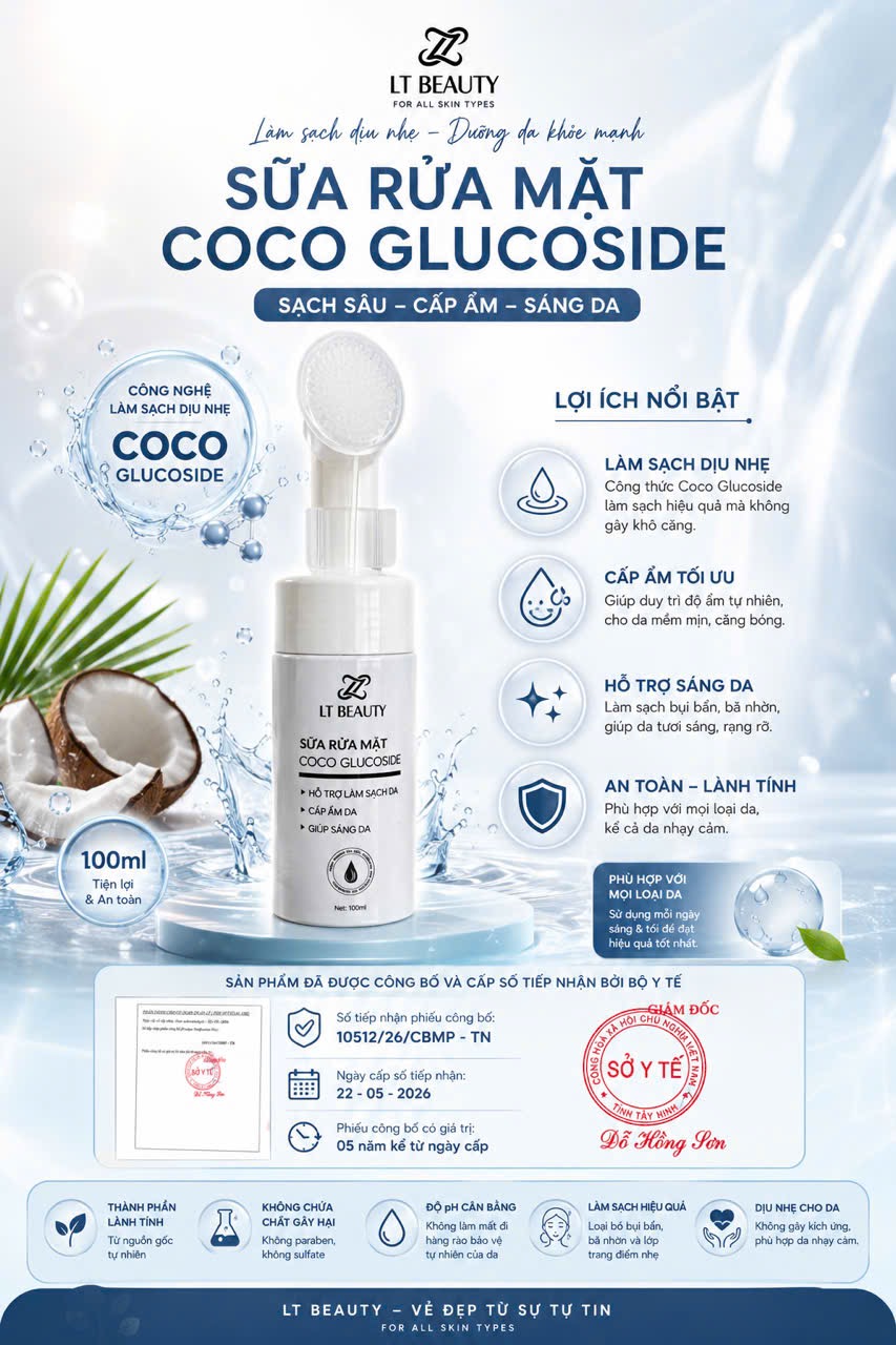 Sữa Rữa Mặt COCO GLUCOSIDE
