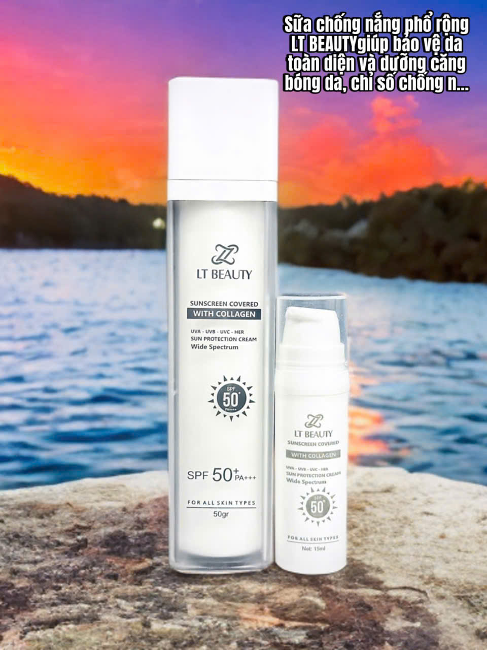 Kem chống nắng SUNSCREEN COVERED WITH COLLAGEN
