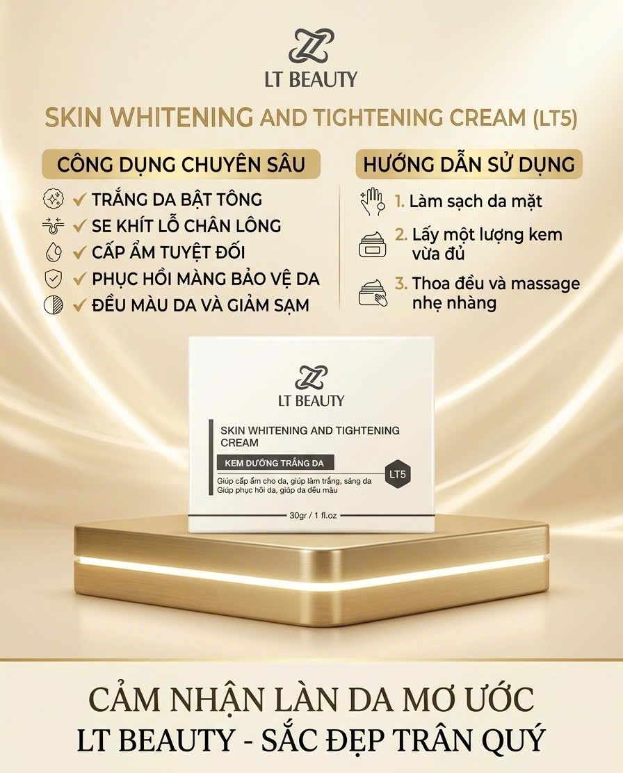 Kem dưỡng da, nuôi da săng chắc , căng bóng